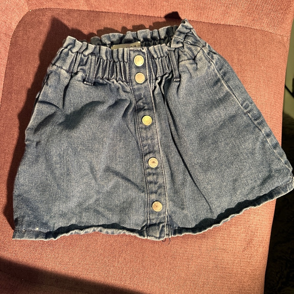 Zara jeans skirt
